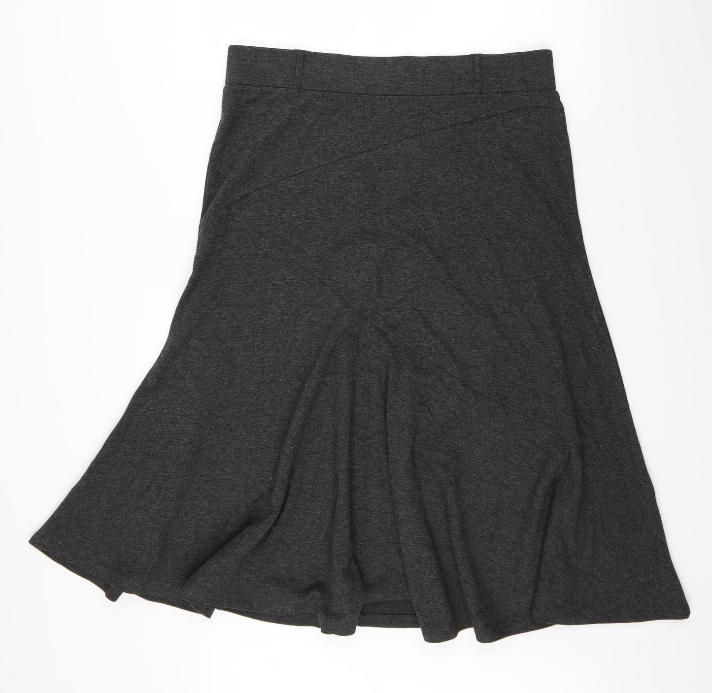 Marks and Spencer Womens Grey   Flare Skirt Size 16