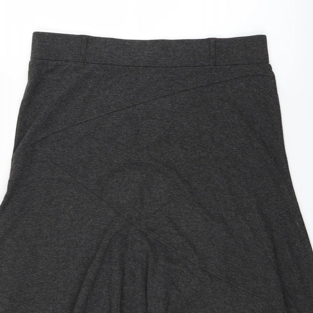 Marks and Spencer Womens Grey   Flare Skirt Size 16