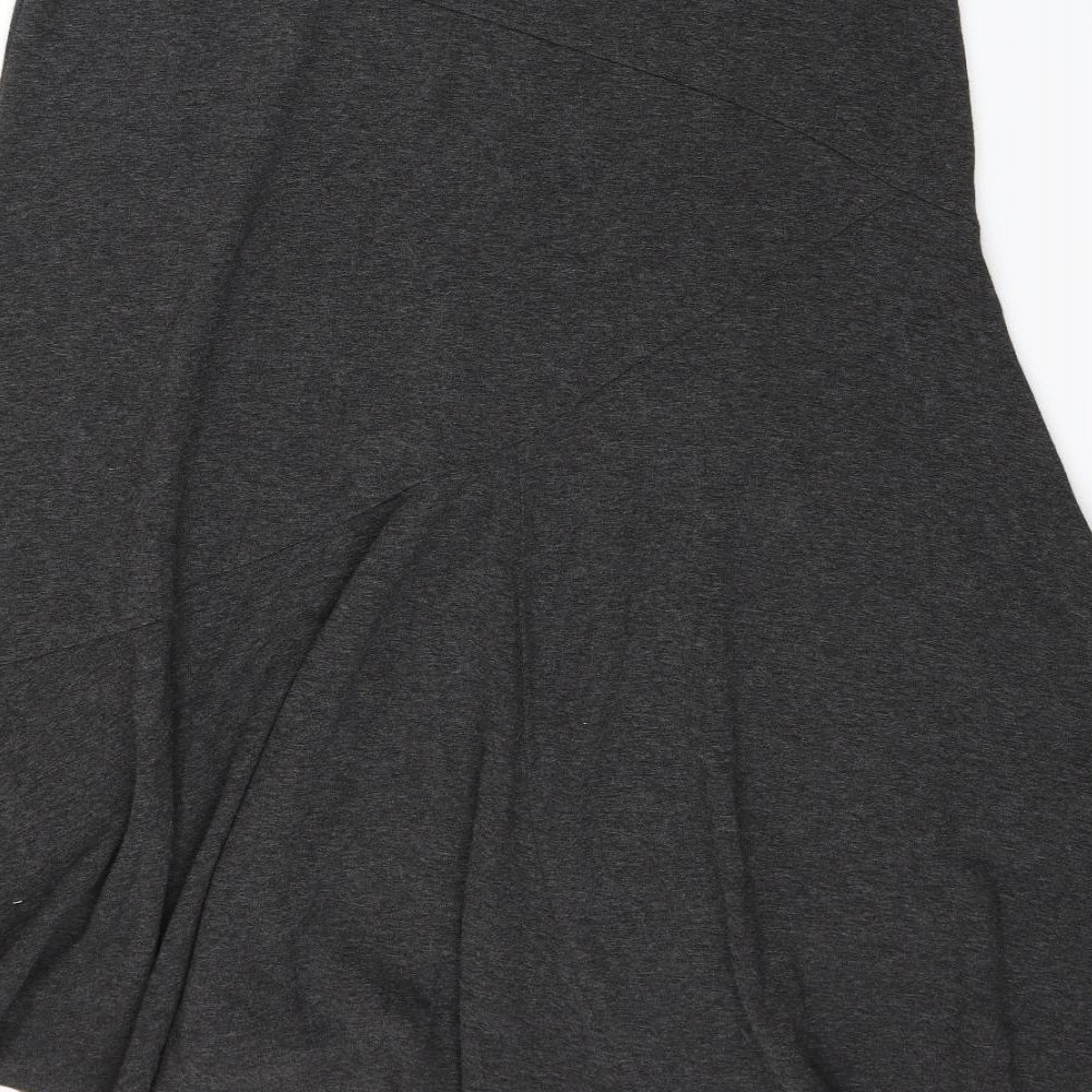Marks and Spencer Womens Grey   Flare Skirt Size 16