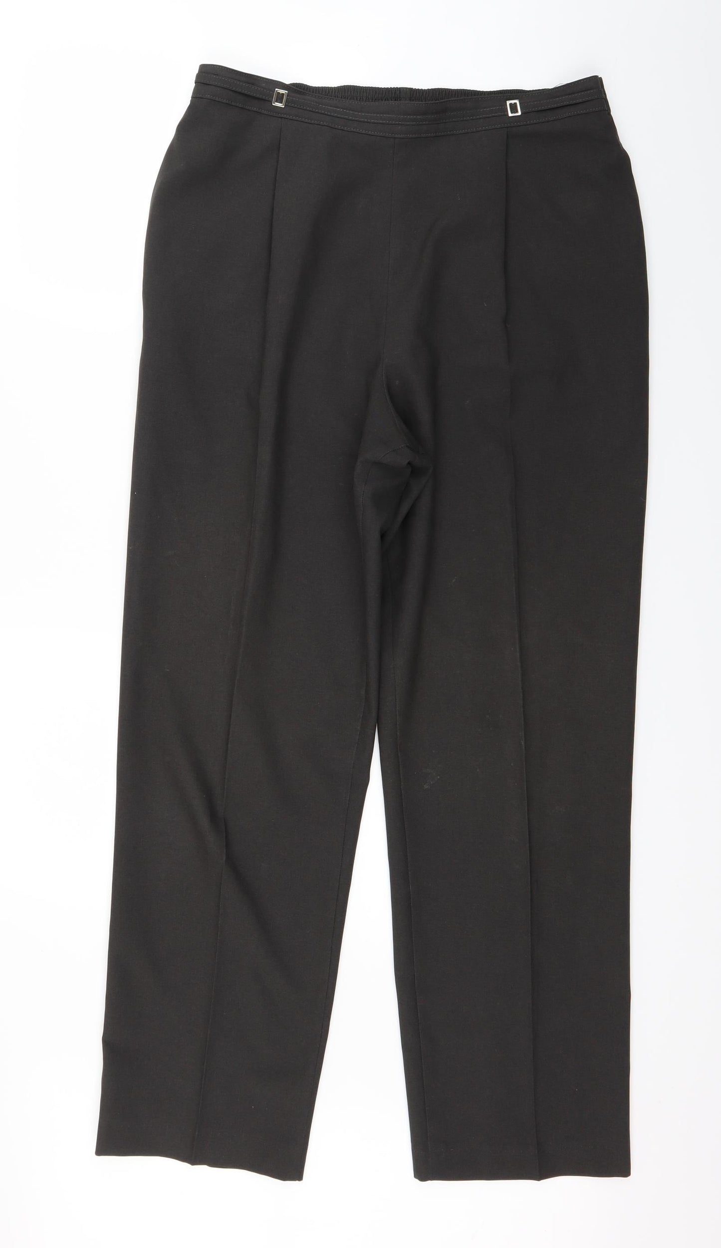 Marks and Spencer Womens Grey   Dress Pants Trousers Size 14 L27 in