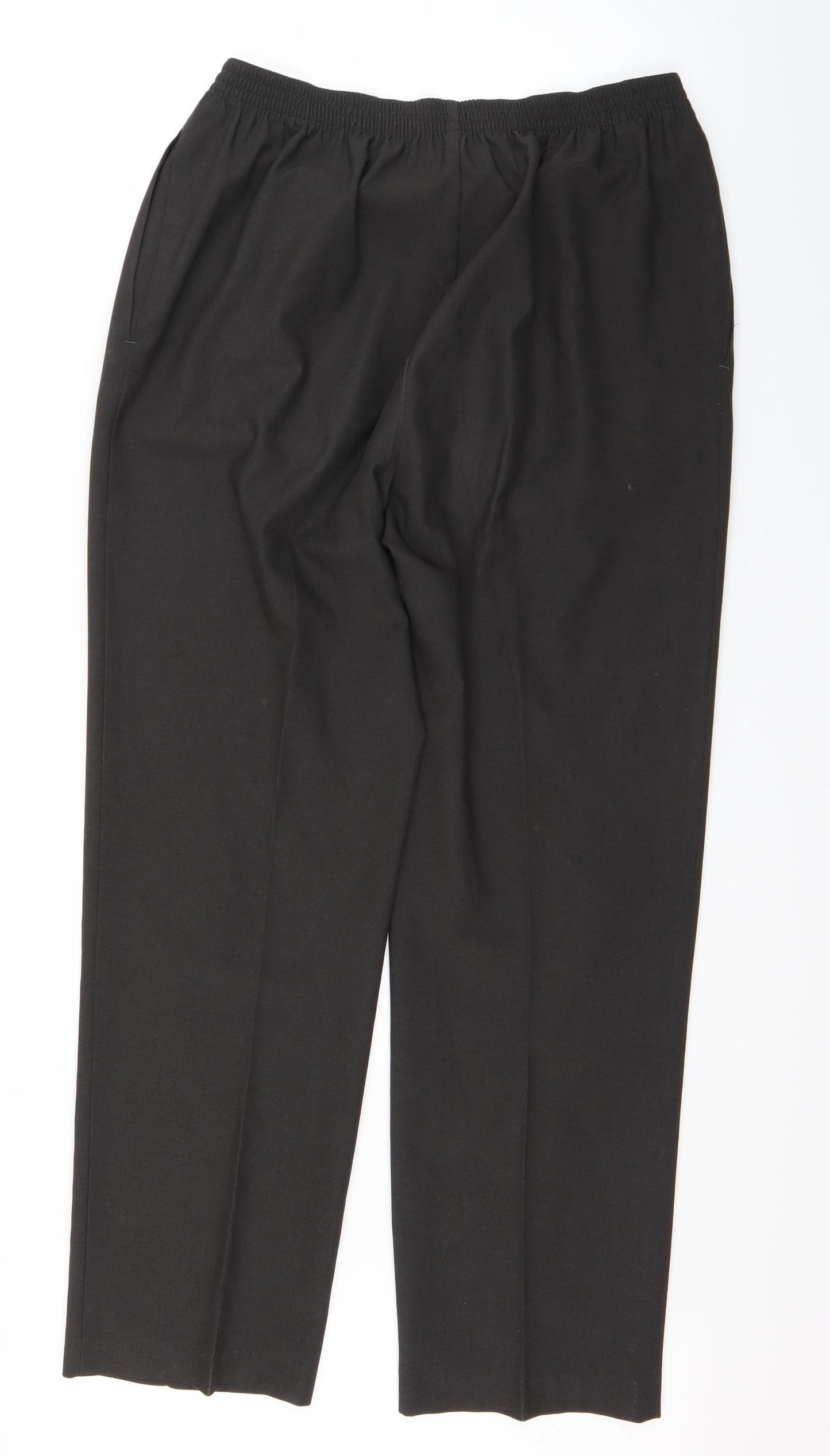 Marks and Spencer Womens Grey   Dress Pants Trousers Size 14 L27 in
