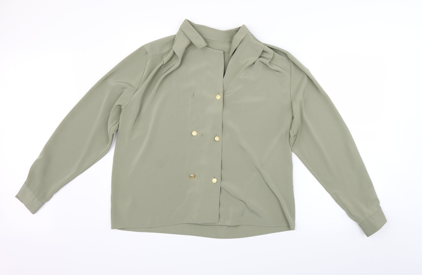 St Micahel Womens Green   Basic Blouse Size 14