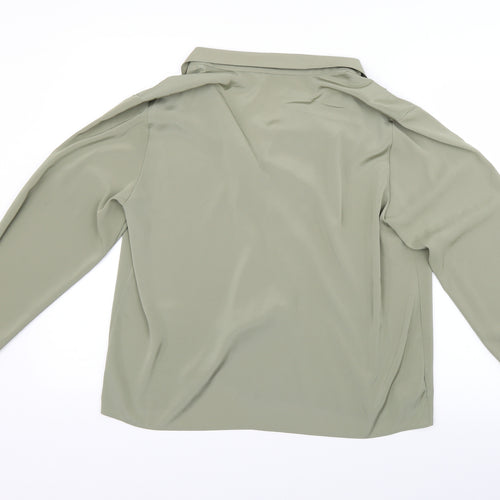 St Micahel Womens Green   Basic Blouse Size 14