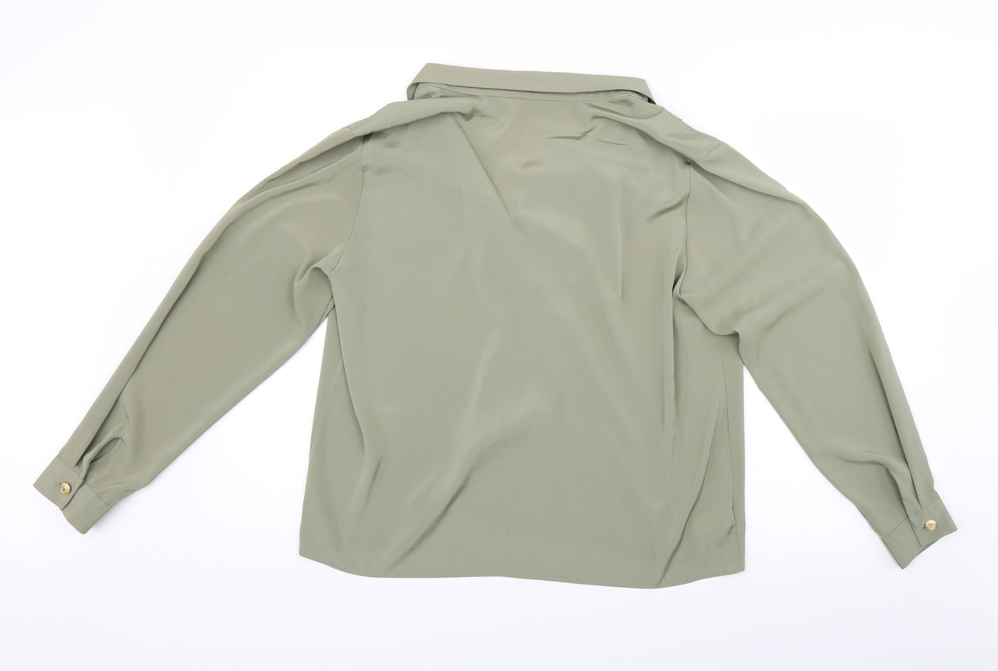 St Micahel Womens Green   Basic Blouse Size 14