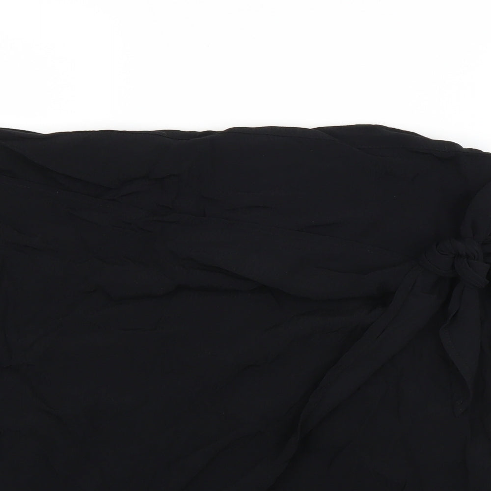New Look Womens Black   Wrap Skirt Size 16