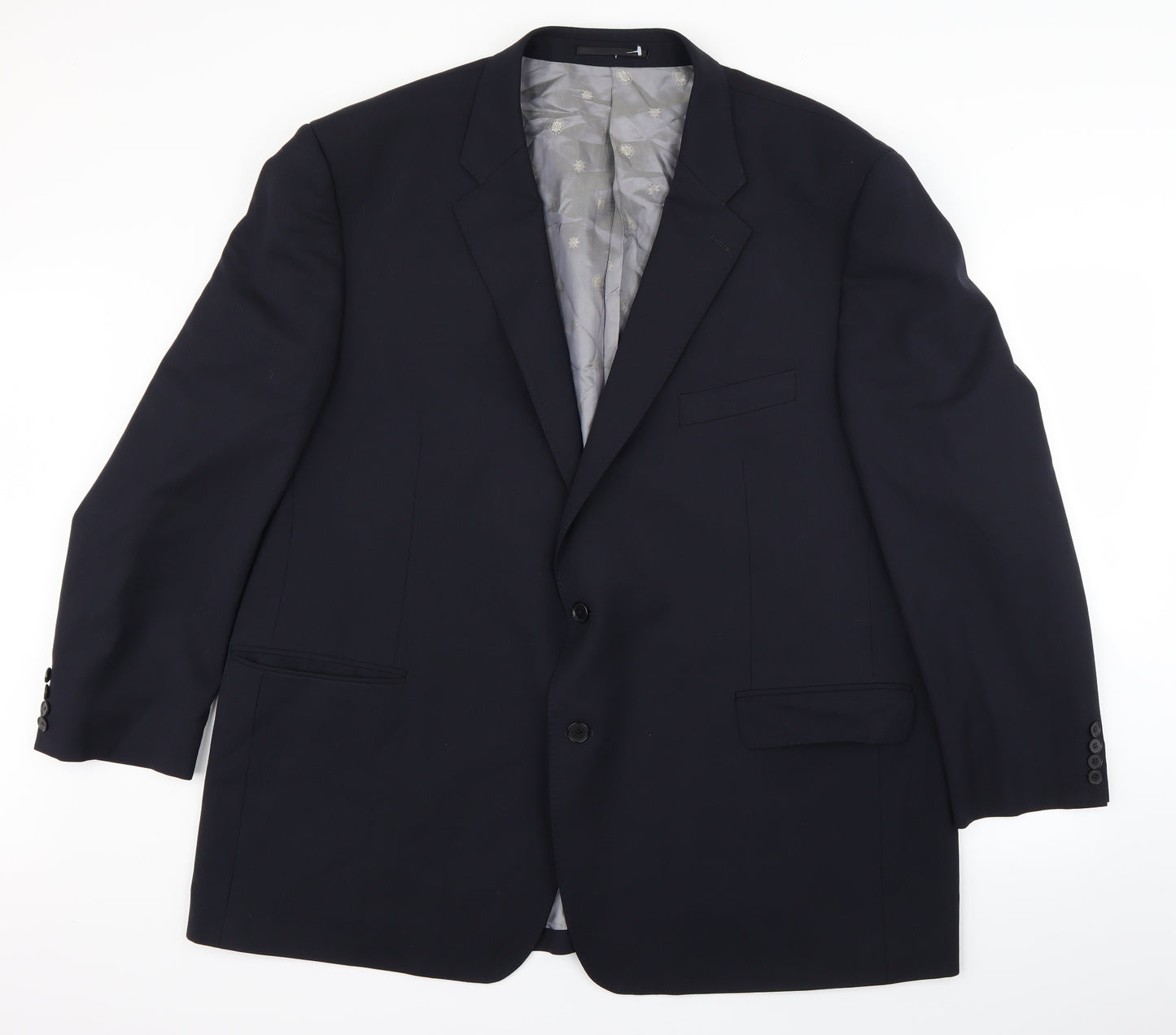 Douglas Mens Blue    Blazer Size 54