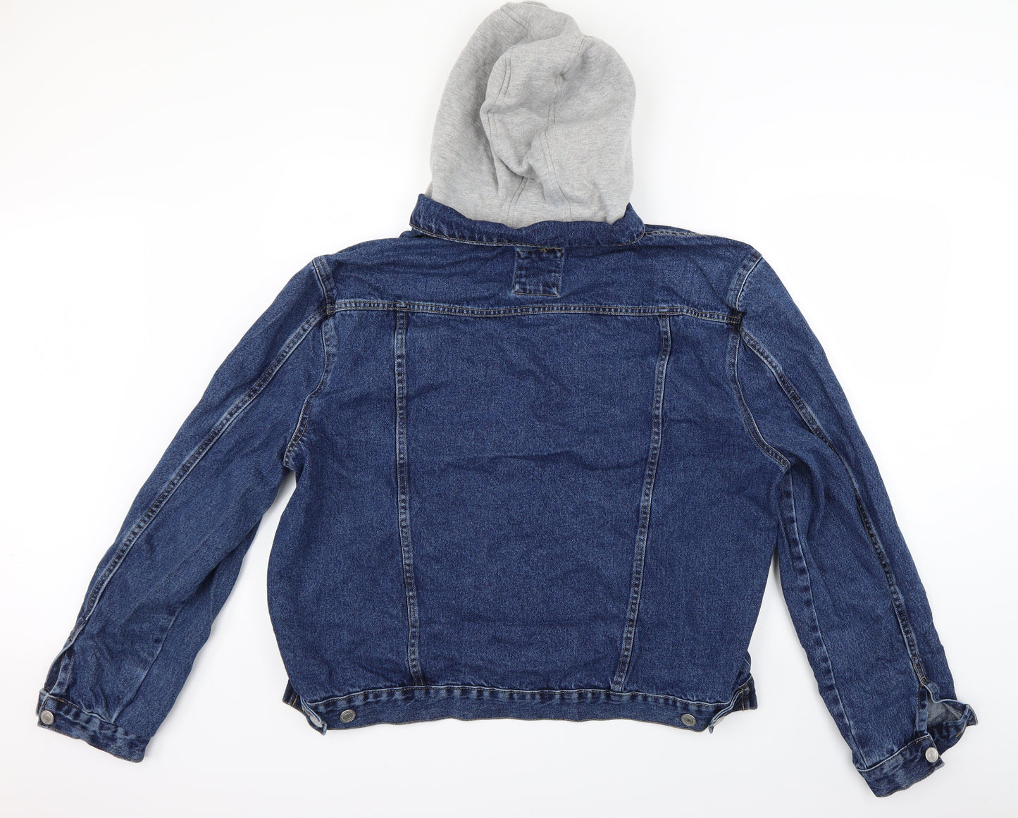 New Look Mens Blue  Denim Jacket Coat Size Big 2X