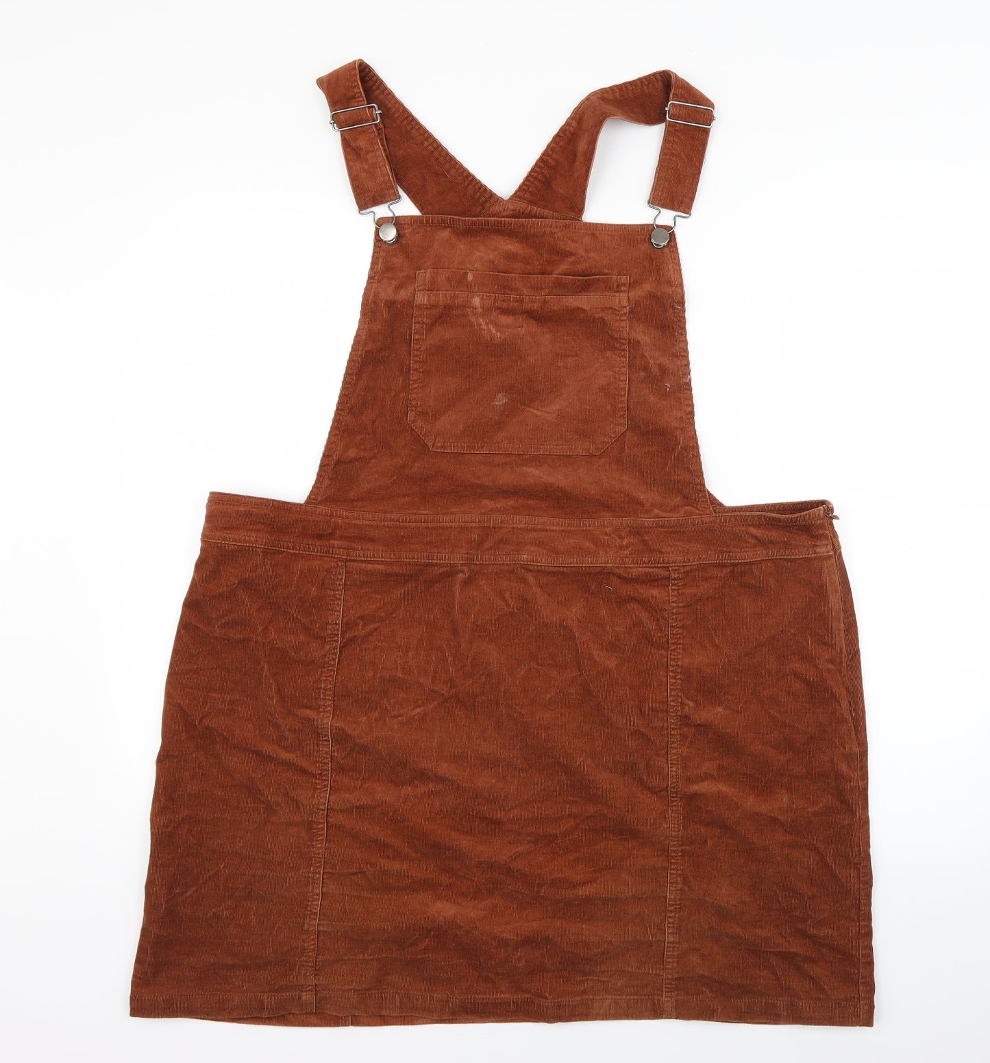 Dorothy Perkins Womens Brown   Dungaree One-Piece Size 18