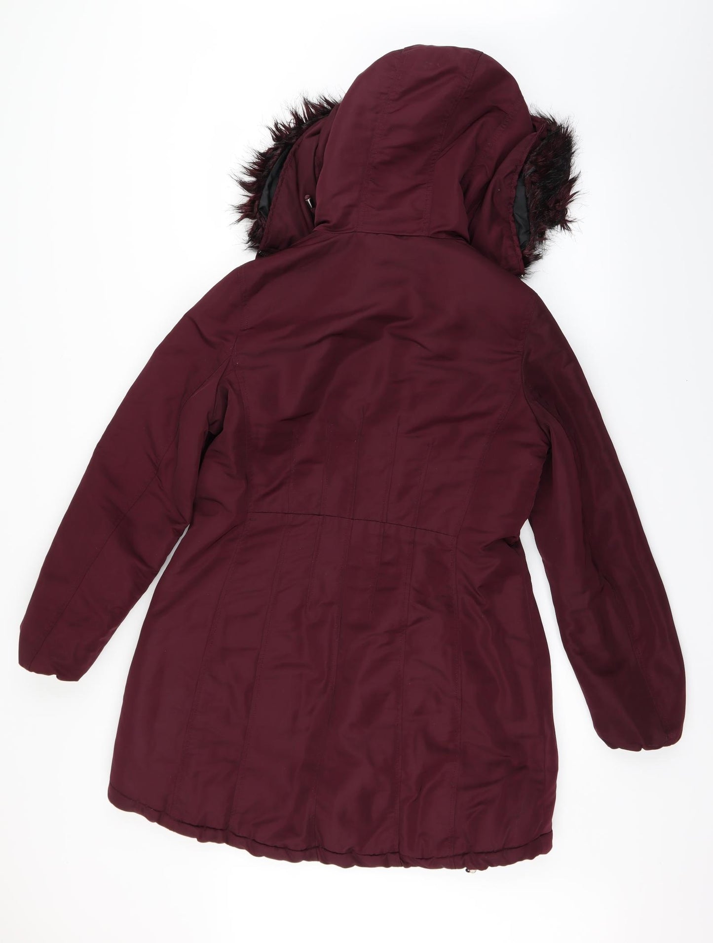 Lipsy Womens Purple   Parka Coat Size 10
