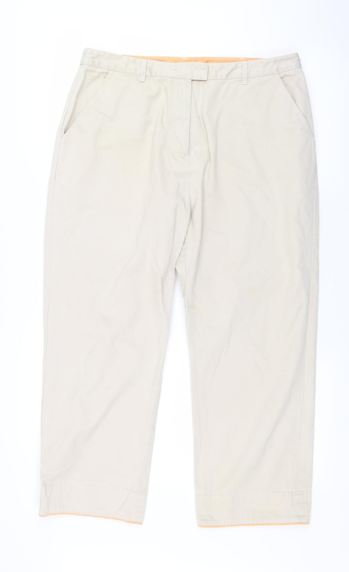 Principles Womens Beige Straight Jeans Size 14 L23 in