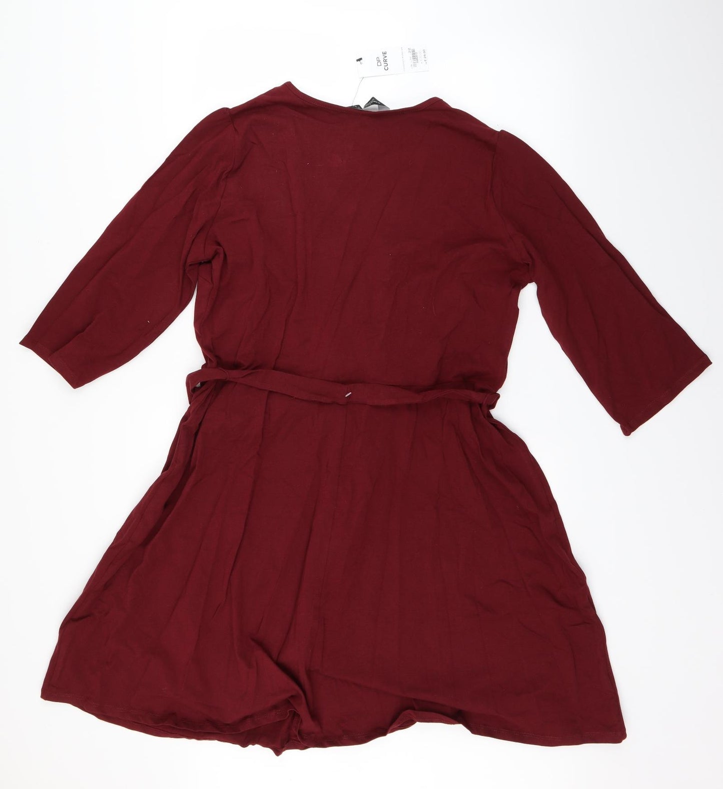 Dorothy Perkins Womens Red   Wrap Dress  Size 20