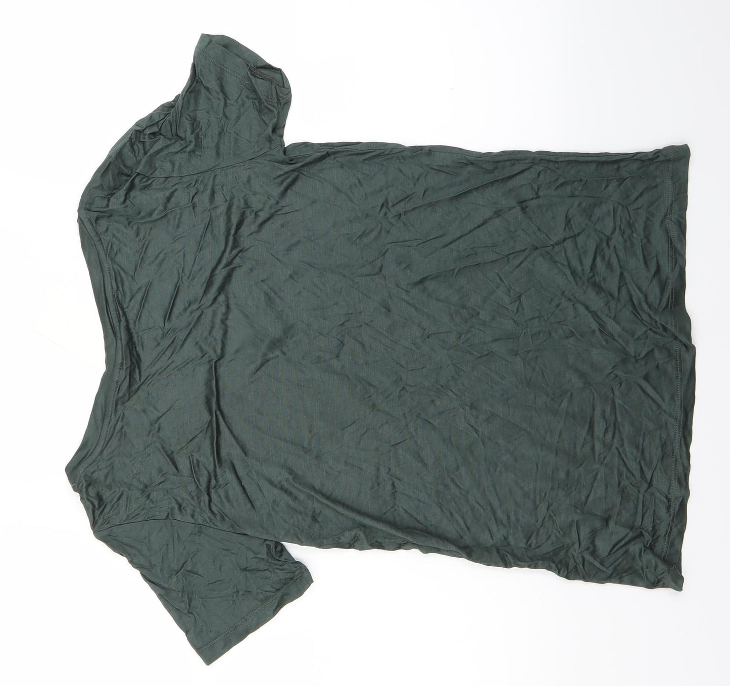 H&M Womens Green   Basic T-Shirt Size XS