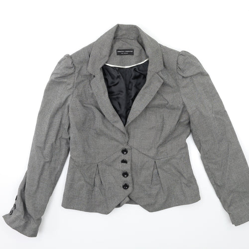 Dorothy Perkins Womens Grey   Overcoat Coat Size 14