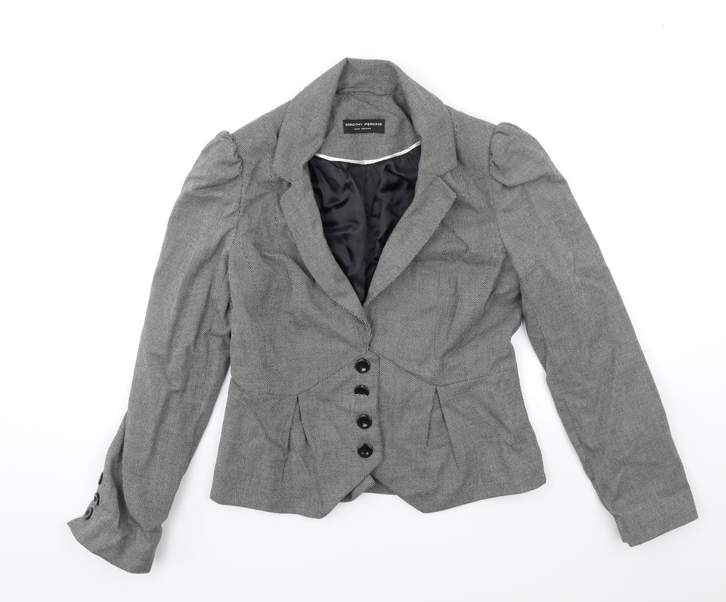 Dorothy Perkins Womens Grey   Overcoat Coat Size 14