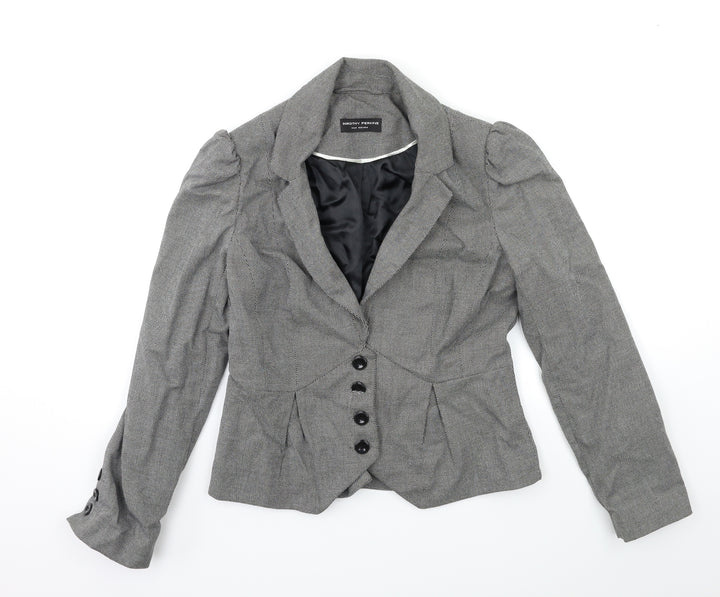 Dorothy Perkins Womens Grey   Overcoat Coat Size 14