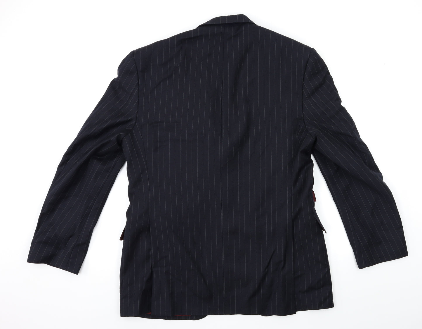 Marks and Spencer Mens Blue Striped  Jacket Suit Jacket Size 40