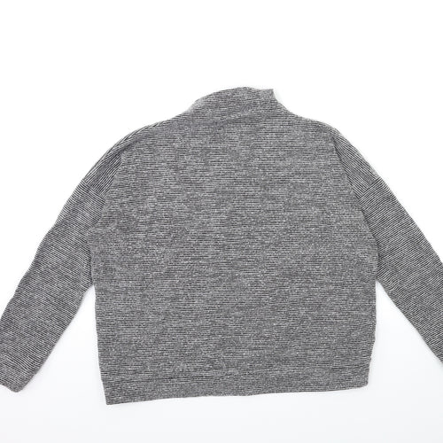 New Look Womens Grey  Knit Pullover Jumper Size S