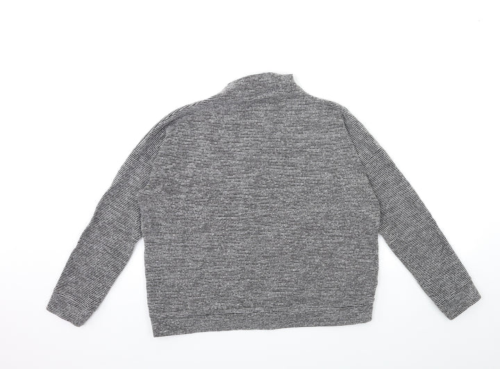 New Look Womens Grey Knit Pullover Jumper Size S