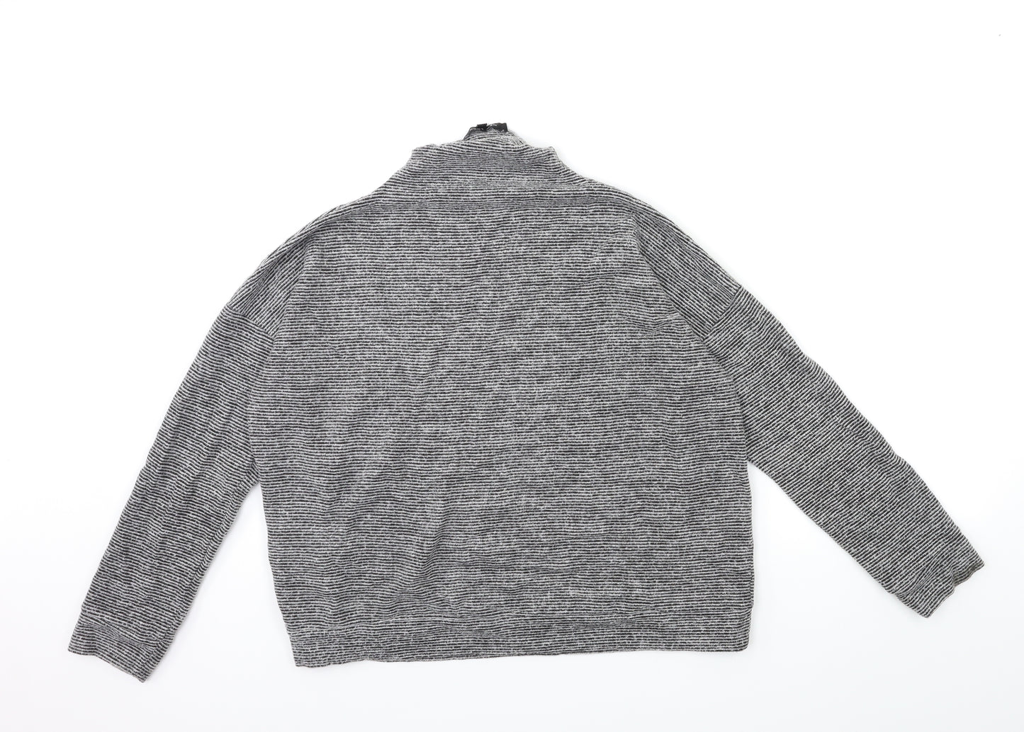 New Look Womens Grey  Knit Pullover Jumper Size S