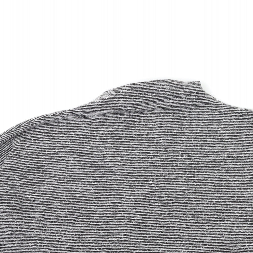 New Look Womens Grey  Knit Pullover Jumper Size S