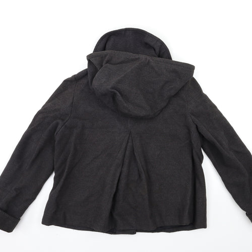 River Island Womens Grey   Pea Coat Coat Size 14