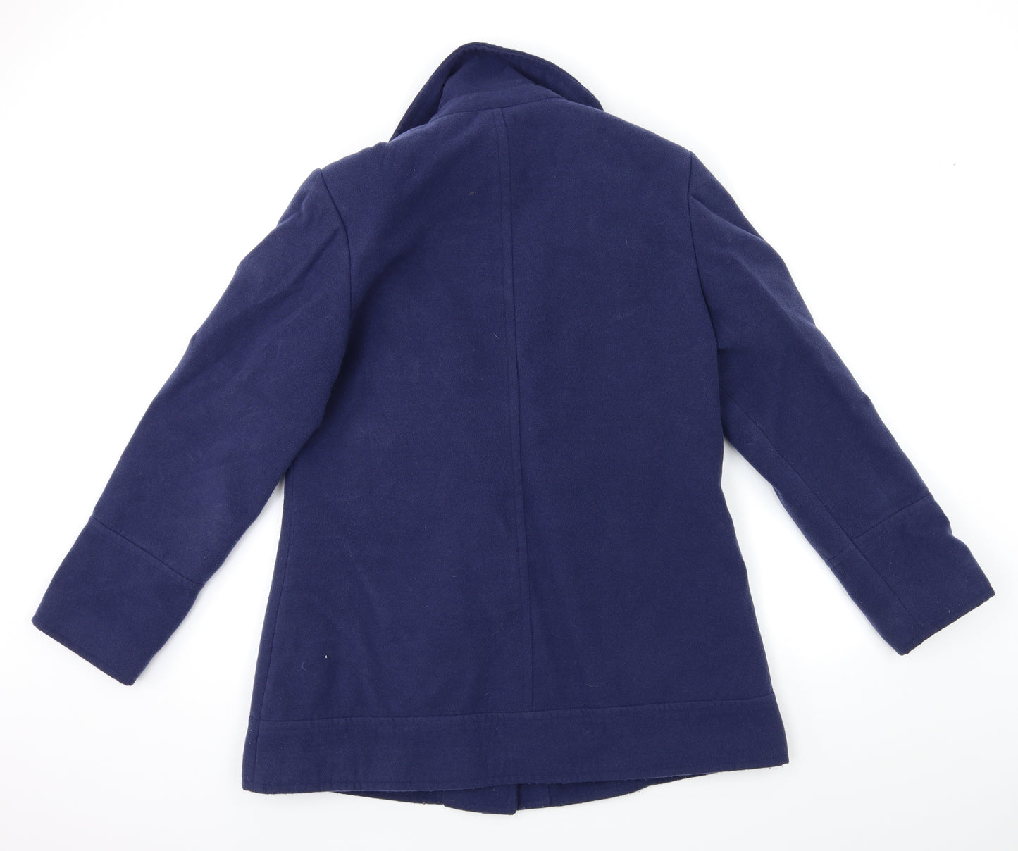 So Fabulous Womens Blue   Overcoat Coat Size 14