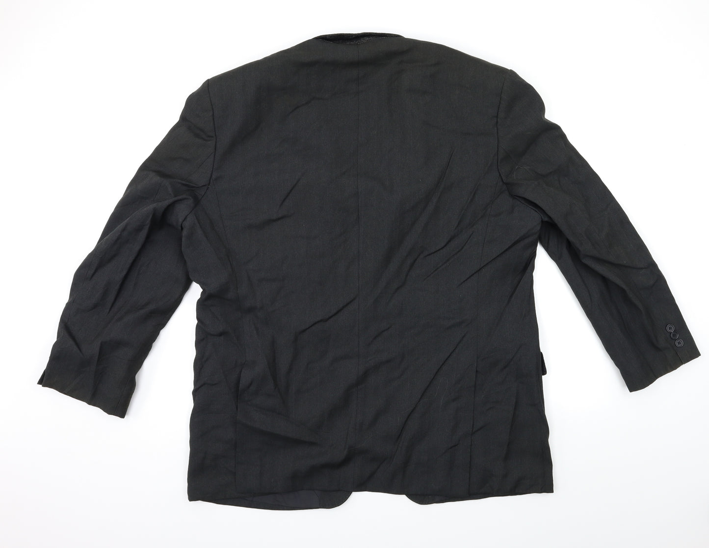 Preworn Mens Black   Jacket Suit Jacket Size 42