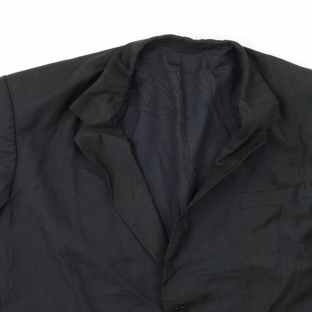 Preworn Mens Black   Jacket Suit Jacket Size 42