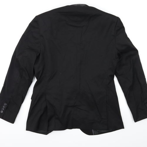 Marks and Spencer Mens Black   Jacket Suit Jacket Size 38
