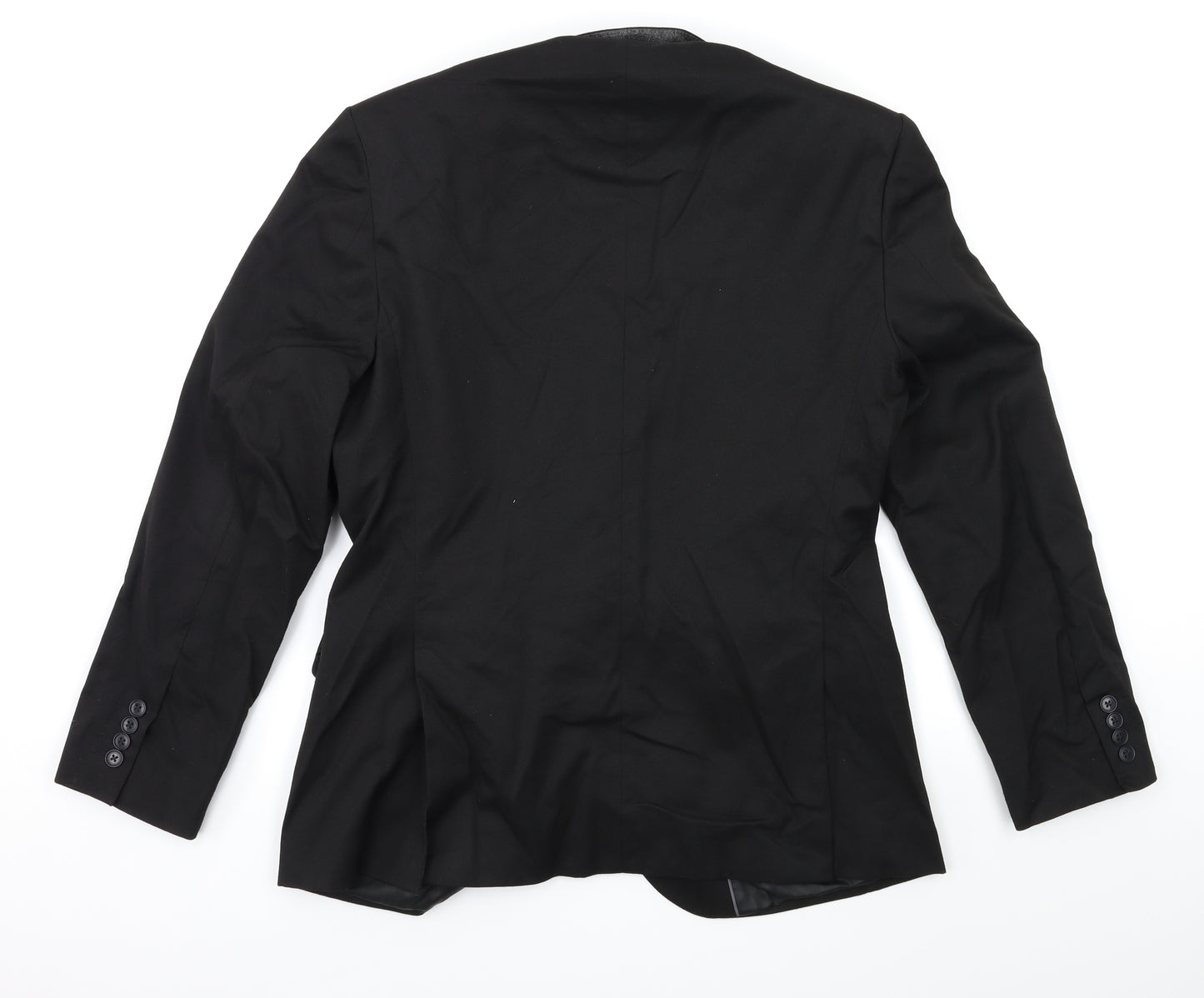 Marks and Spencer Mens Black   Jacket Suit Jacket Size 38