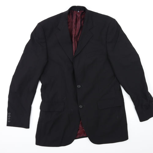 Tom English Mens Black    Suit Jacket Size 40