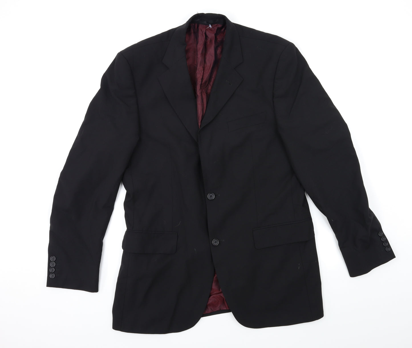 Tom English Mens Black    Suit Jacket Size 40