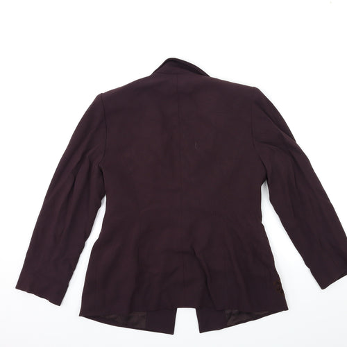 Country Casuals Womens Purple   Jacket Blazer Size 12
