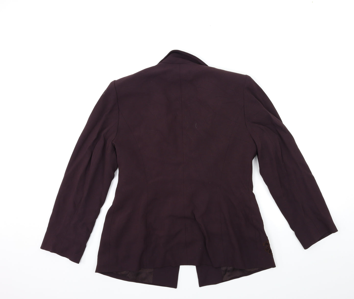 Country Casuals Womens Purple   Jacket Blazer Size 12
