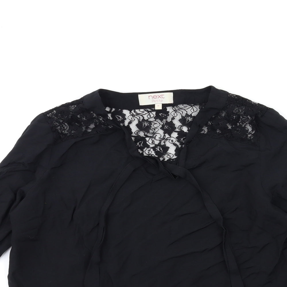 NEXT Womens Black   Basic Blouse Size 10