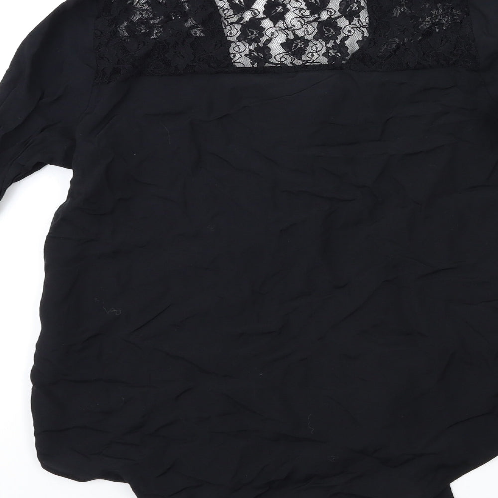 NEXT Womens Black   Basic Blouse Size 10