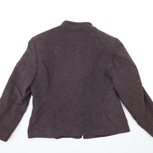 St Bernard Womens Purple   Jacket Coat Size 16