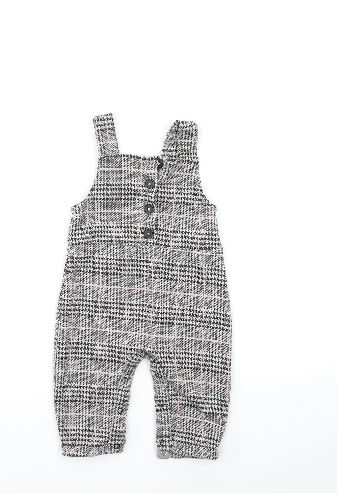Primark Baby Green Check  Dungaree One-Piece Size 3-6 Months