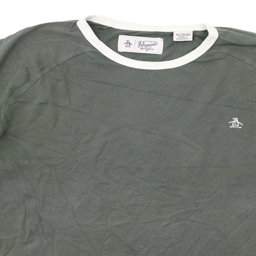 Penguin Mens Green    T-Shirt Size XL