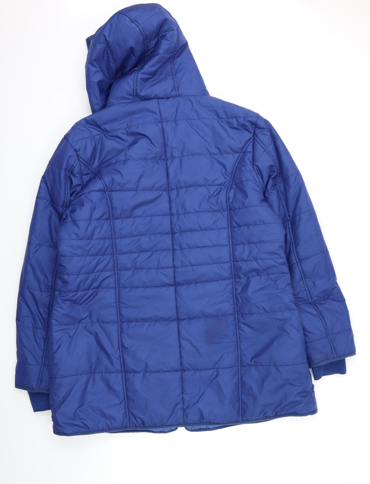 Cotton Traders Womens Blue   Parka Coat Size 20