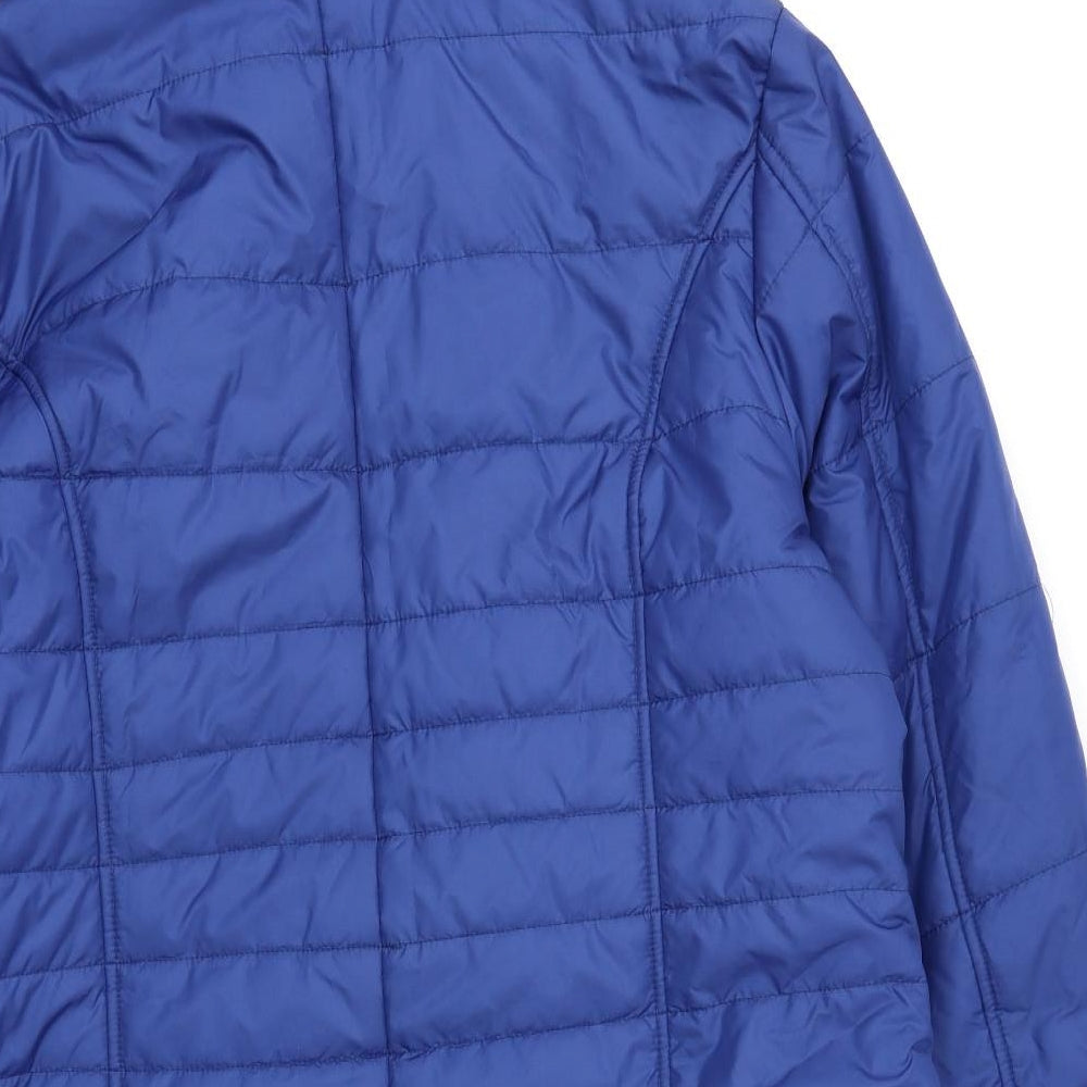 Cotton Traders Womens Blue   Parka Coat Size 20