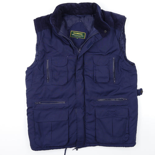 Highmount Mens Blue   Gilet Coat Size XL