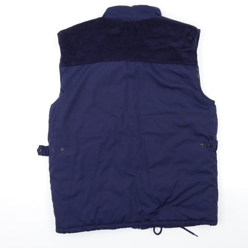 Highmount Mens Blue   Gilet Coat Size XL