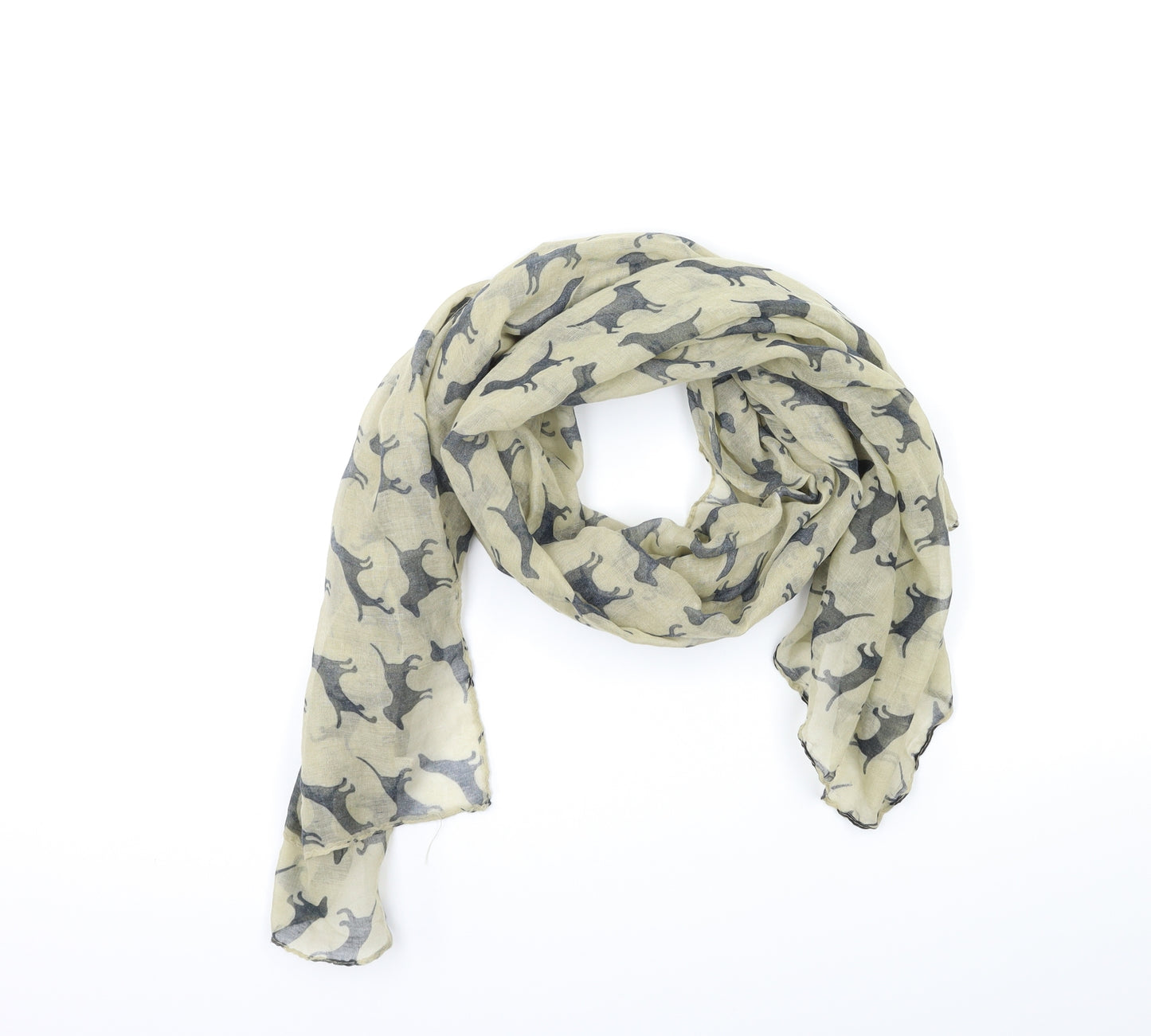 Preworn Womens Beige    Scarf