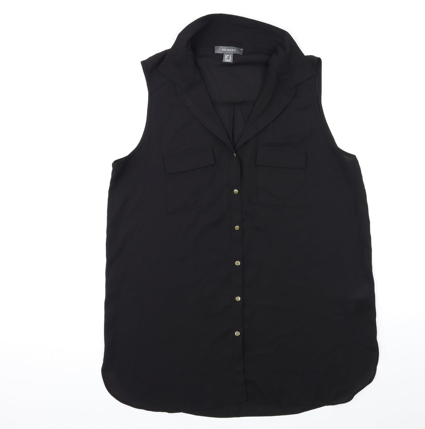 Primark Womens Black   Basic Blouse Size 14