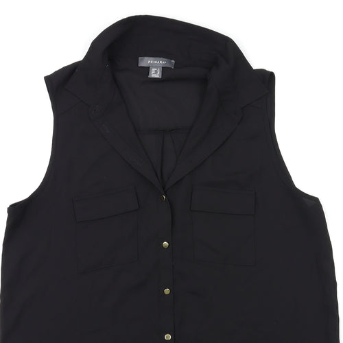 Primark Womens Black   Basic Blouse Size 14
