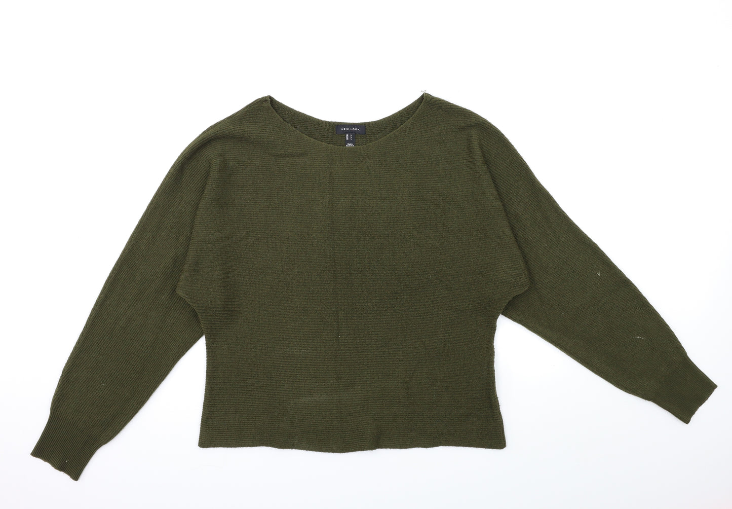 New Look Womens Green  Knit Pullover Jumper Size L