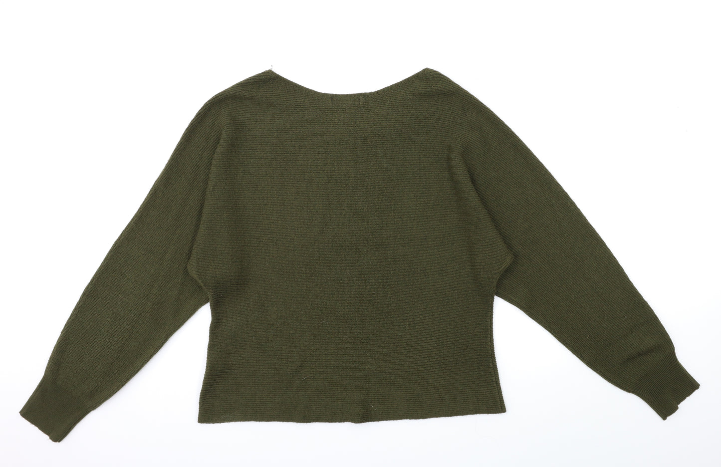 New Look Womens Green  Knit Pullover Jumper Size L