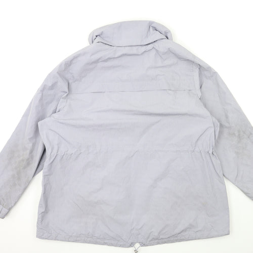 Marks and Spencer Womens Blue   Rain Coat Coat Size 22