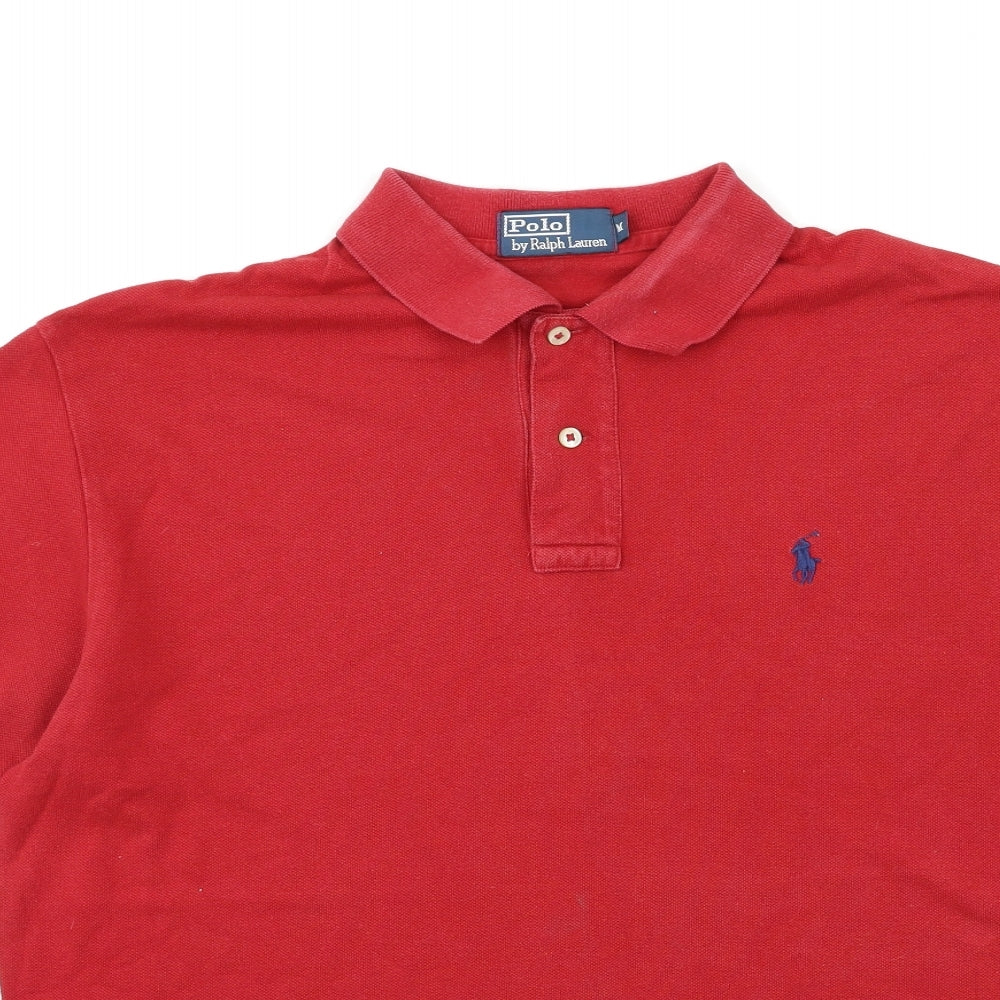 Ralph Lauren Mens Red    Polo Size M